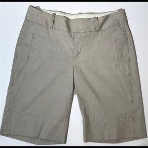 Banana Republic Shorts Martin Fit Pinstripe Size 4
